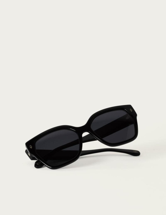 Lunettes De Soleil | Femme Ba&sh Luce Lunettes De Soleil Carrées Oversize Noir