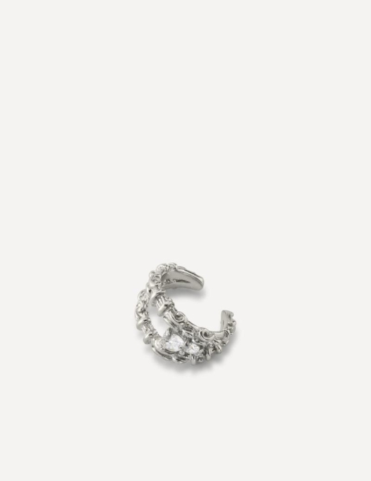 Bijoux & Montres | Femme Ba&sh Franka Ear Cuff Argent Gris