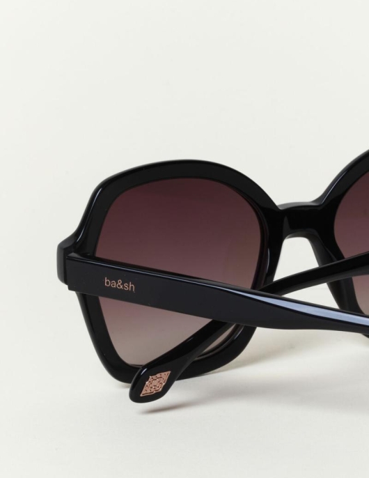 Lunettes De Soleil | Femme Ba&sh Lilou Lunettes Soleil Papillon Noir