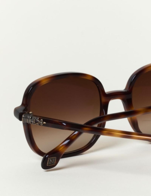 Lunettes De Soleil | Femme Ba&sh Lara Lunettes Soleil Carrées Marron