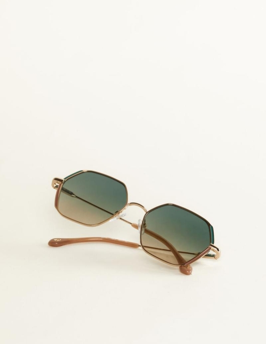 Lunettes De Soleil | Femme Ba&sh Lison Lunettes Vert