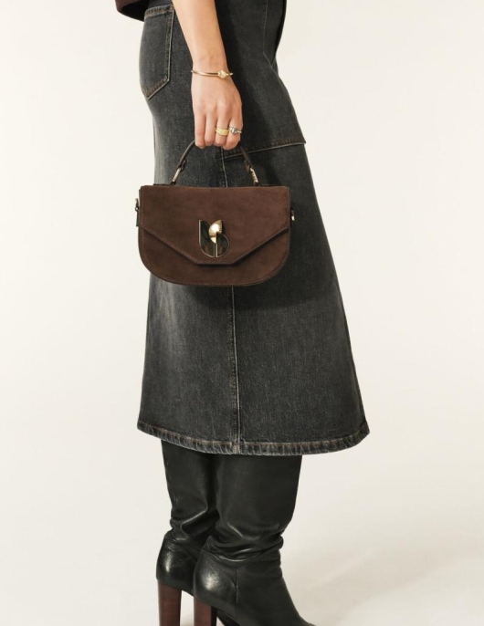 Sacs | Femme Ba&sh Sign Sac Petit Format Chocolat